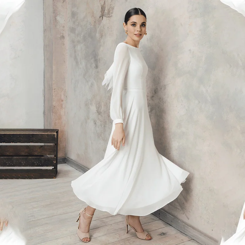 sachin and babi light blue dress A-Line V-Neck Short Sleeves Tea-Length Chiffon Mother Of The Bride Dresses  With Lace main image 1