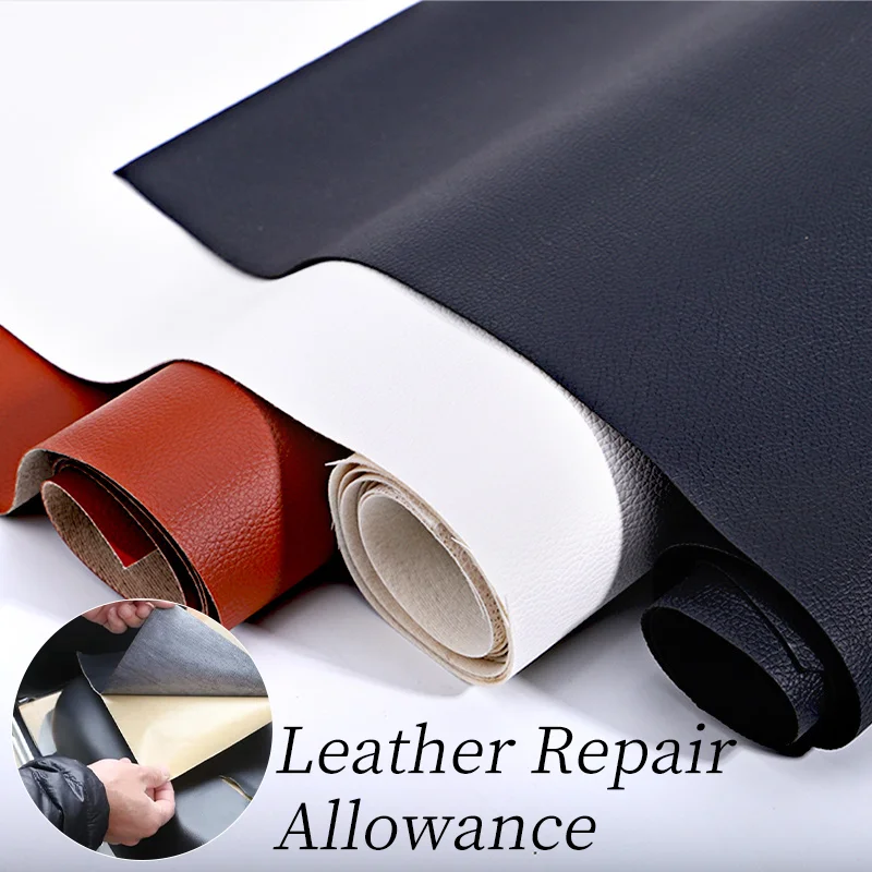 Leather Patch Self Adhesive PU Leather Patches Patch Self-Adhesive Couch Waterproof Wear-Resisting For Furniture Sofa Car Seats Shoes Fabric