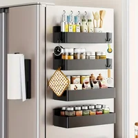 Ensemble d'étagères magnétiques pour réfrigérateur, idéal pour les petites cuisines, les locations et les espaces de comptoirs avec peu d'espace 1