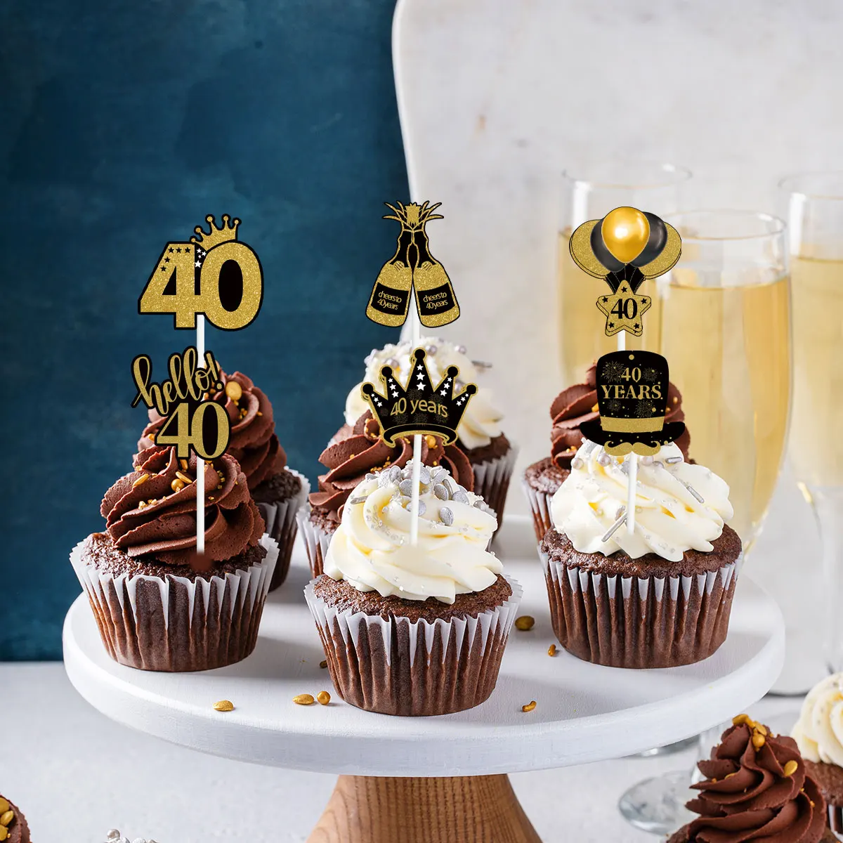 Milestone Birthday Cake Toppers 4