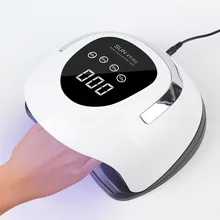 

Nail Gel Polish Dryer With Motion Sensor LCD Display Fast Drying Gel Nail Manicure Tool SUN X9 MAX UV LED Lamp 220W