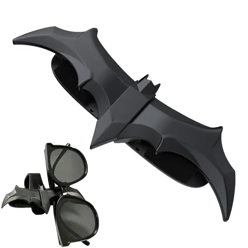 

Sunglass Holder for Car Cool Bat Hanger Clip Holder 360 Degree Rotation Universal Car Visor Accessories Gadgets Ticket Card Clip