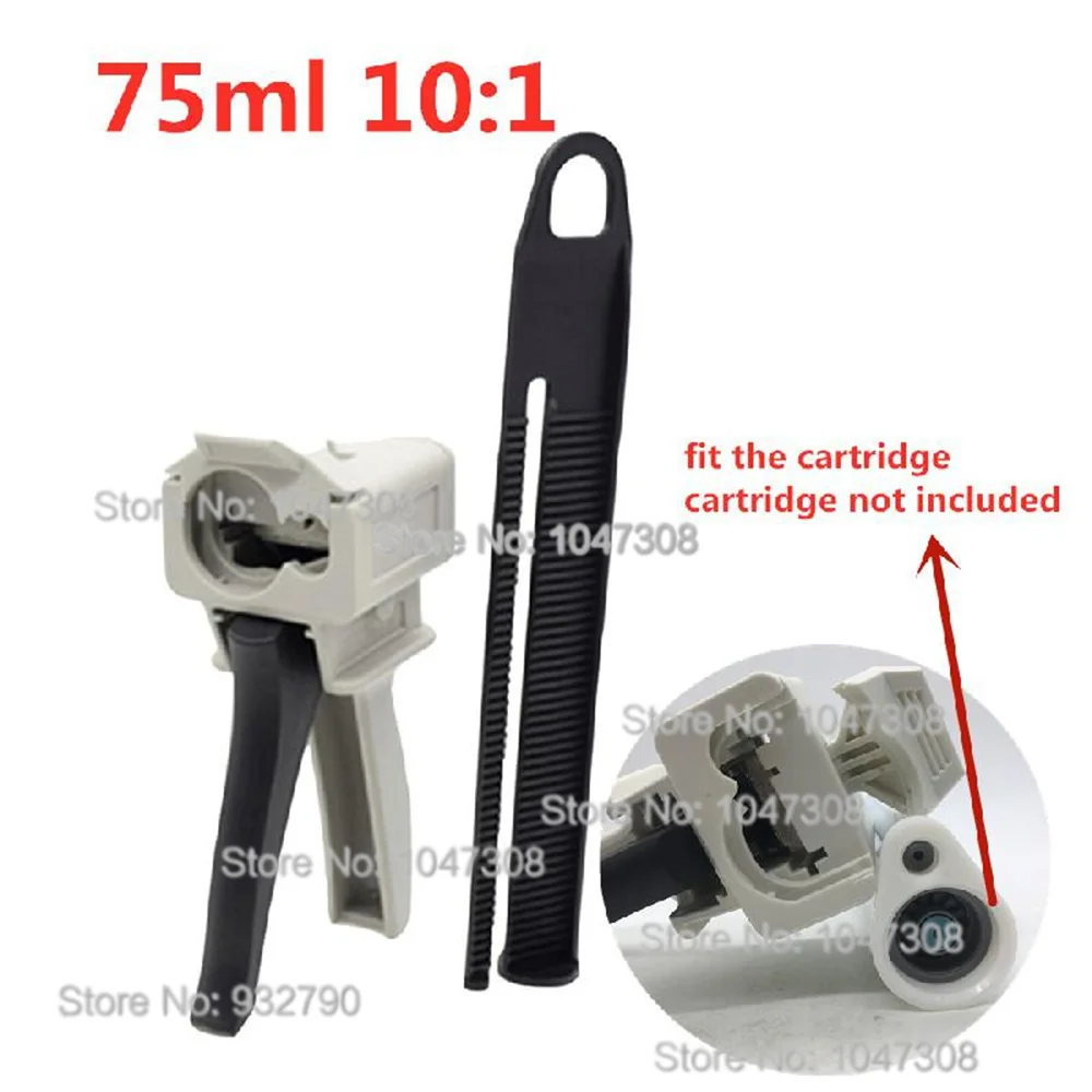 Epoxy Resin 75ml 10:1 Manual Applicator Acrylic Adhesive Dispensing Gun Epoxy Glue Caulking Gun Structure Adhesive Dispenser caulking tools,caulking gun nozzles,caulking gun