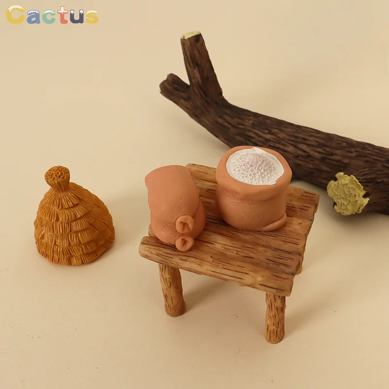 

Модель кукольного домика 1/12, Набор сумок из стога сена и риса, Миниатюрные аксессуары для украшения кукольного домика, игрушки для ролевых игр