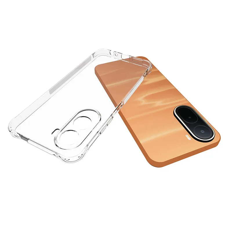 Luxury Crystal Clear Phone Cases - Slim Transparent Shockproof TPU Back Covers