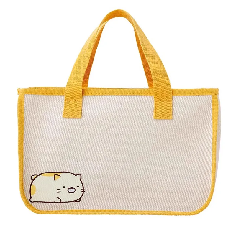 

Новые Симпатичные Детские холщовые сумки Sumikkogurashi, женские сумки для обеда, сумка-тоут для детей