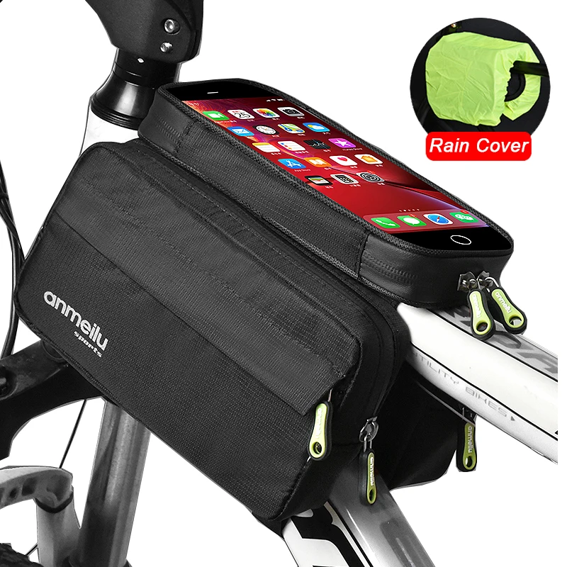 Anmeilu Bicycle Frame Bag Mobile Phone Touch Screen Phone Case Bicycle