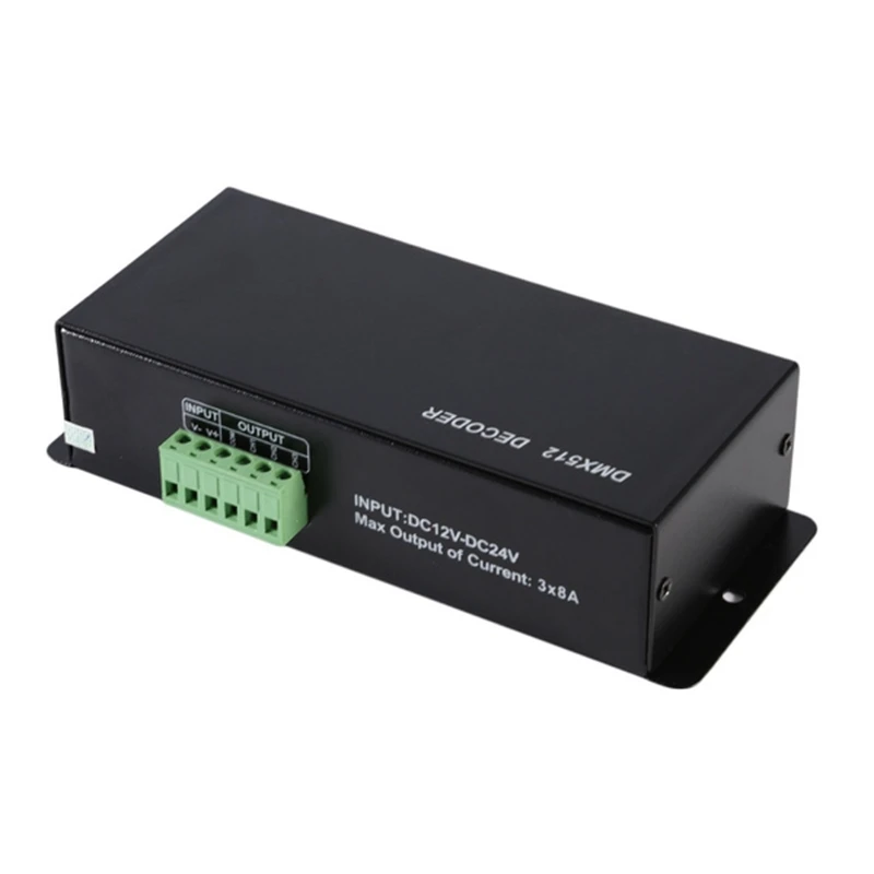 

5X 3CH DC12-24V RGBW DMX 512 Decoder светодиодный Controller RGB светодиодный DMX512 Decoder, DMX512-3CH