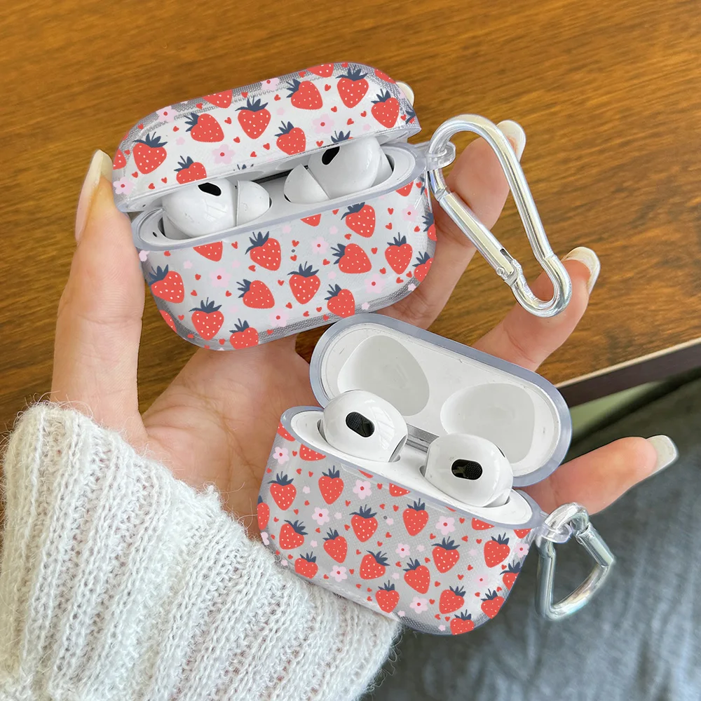Strawberry Protective Cover for Airpods Earphone Case