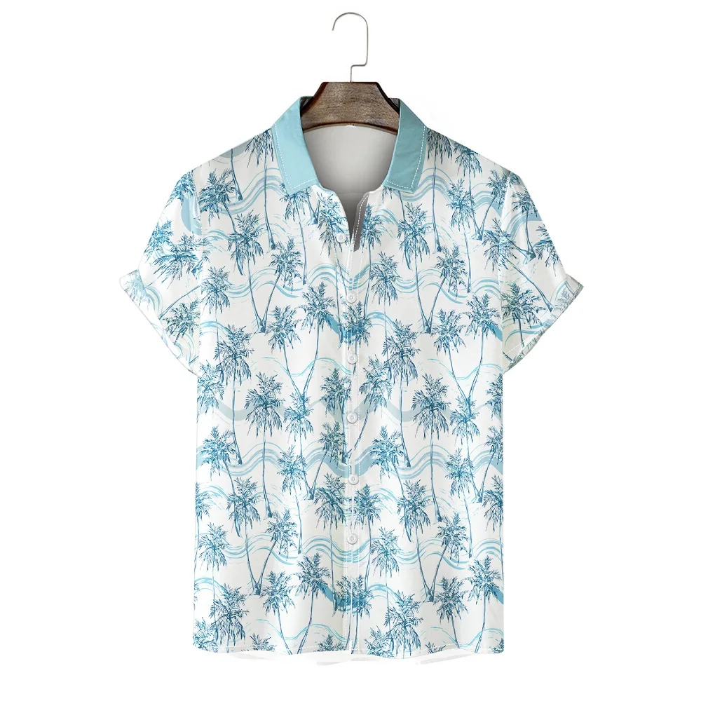 Рисунок 3 - Мужская рубашка с цифровым принтом кокосового дерева