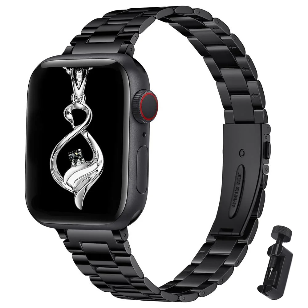 ตัวเลือกสินค้า สายคาดนาฬิกาสแตนเลสสตีล สำหรับ Apple Watch ทุกขนาด