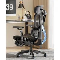 Office Chair, Ergonomic Offices Chairs with 6D Lumbar Support, 360° Adjustable Armrest Mesh Chairs, Office Chair 1