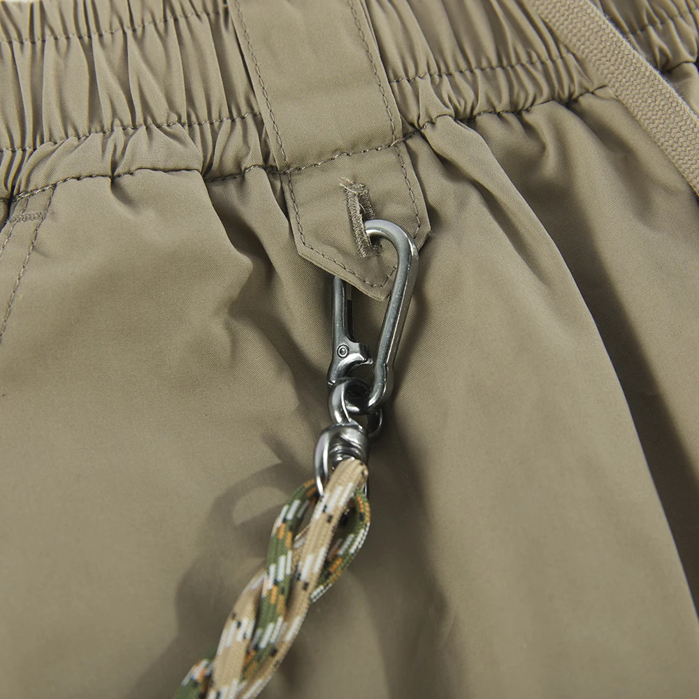 Metersbonwe Workwear Shorts Men Summer Fashion Woven Shorts Drawstring Short Pants Brand Bottoms