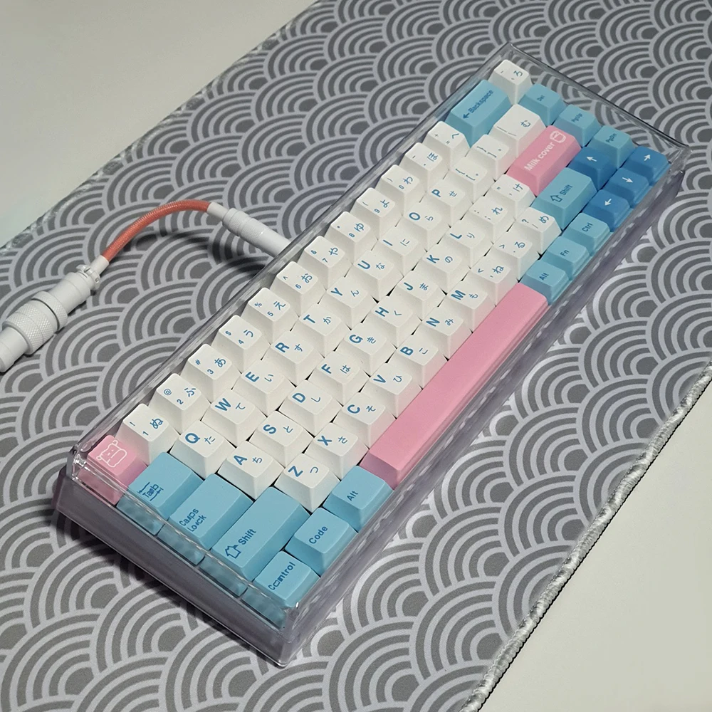 acrílico transparente teclado mecânico poeira capa chave de ar