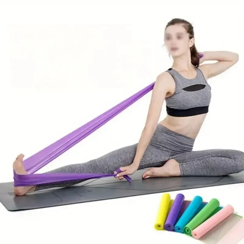 Yoga Resistance Bands TPE Yoga Tension Sheet Elastic Band 1 Pc