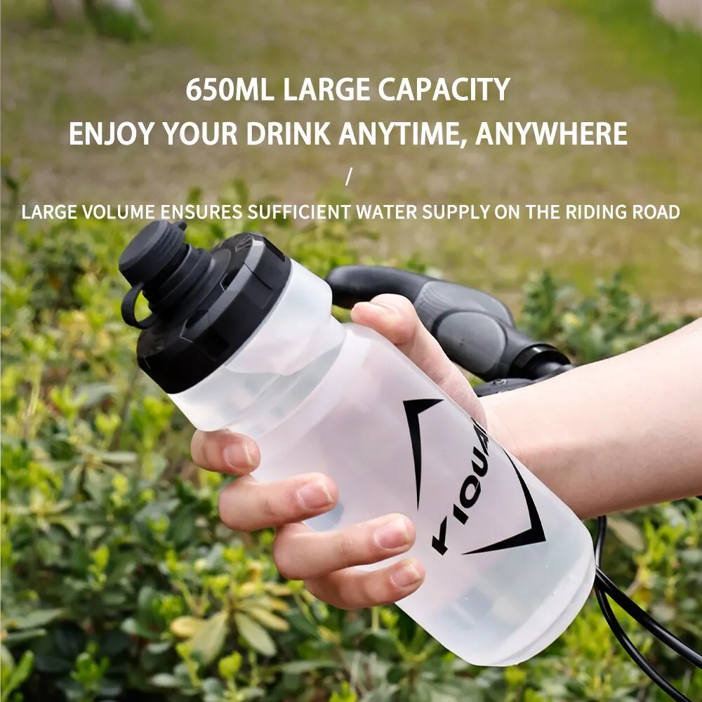 Water Bottle Bicycle Water Bottle Sports Bottle Cycling Water Bottle 750ml Food Grade Leak-proof BPA-free Fitness Running Camping Hiking Sports Kettle Bike Bottle Cage