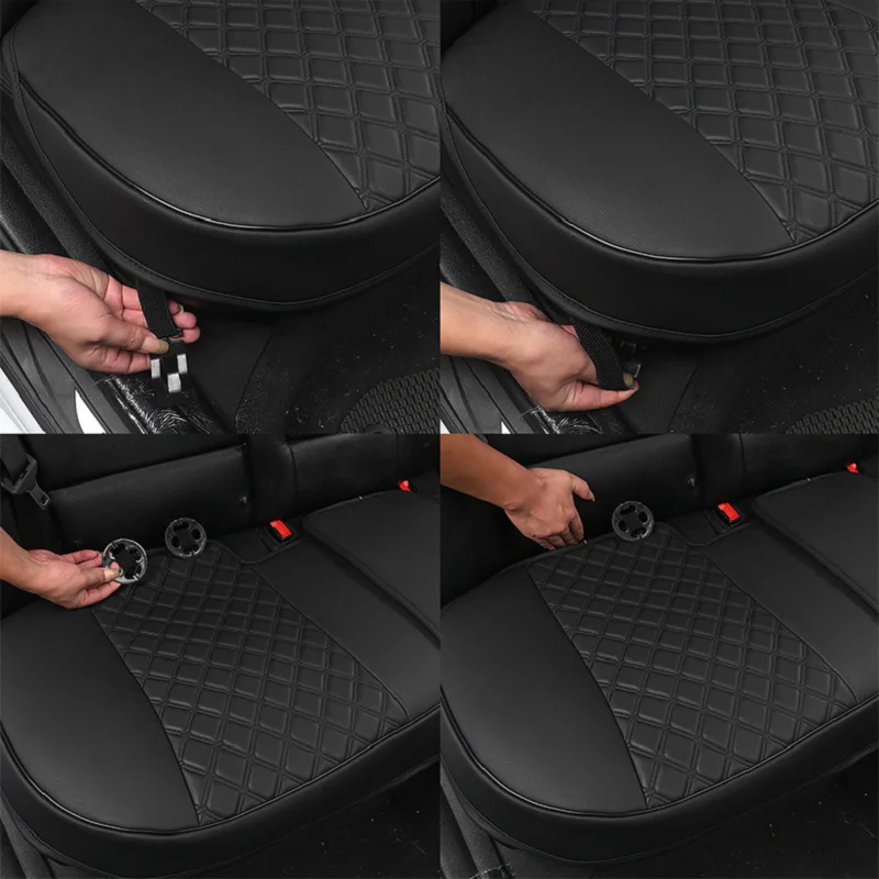 Coprisedile universale per auto in pelle PU - immagine 6