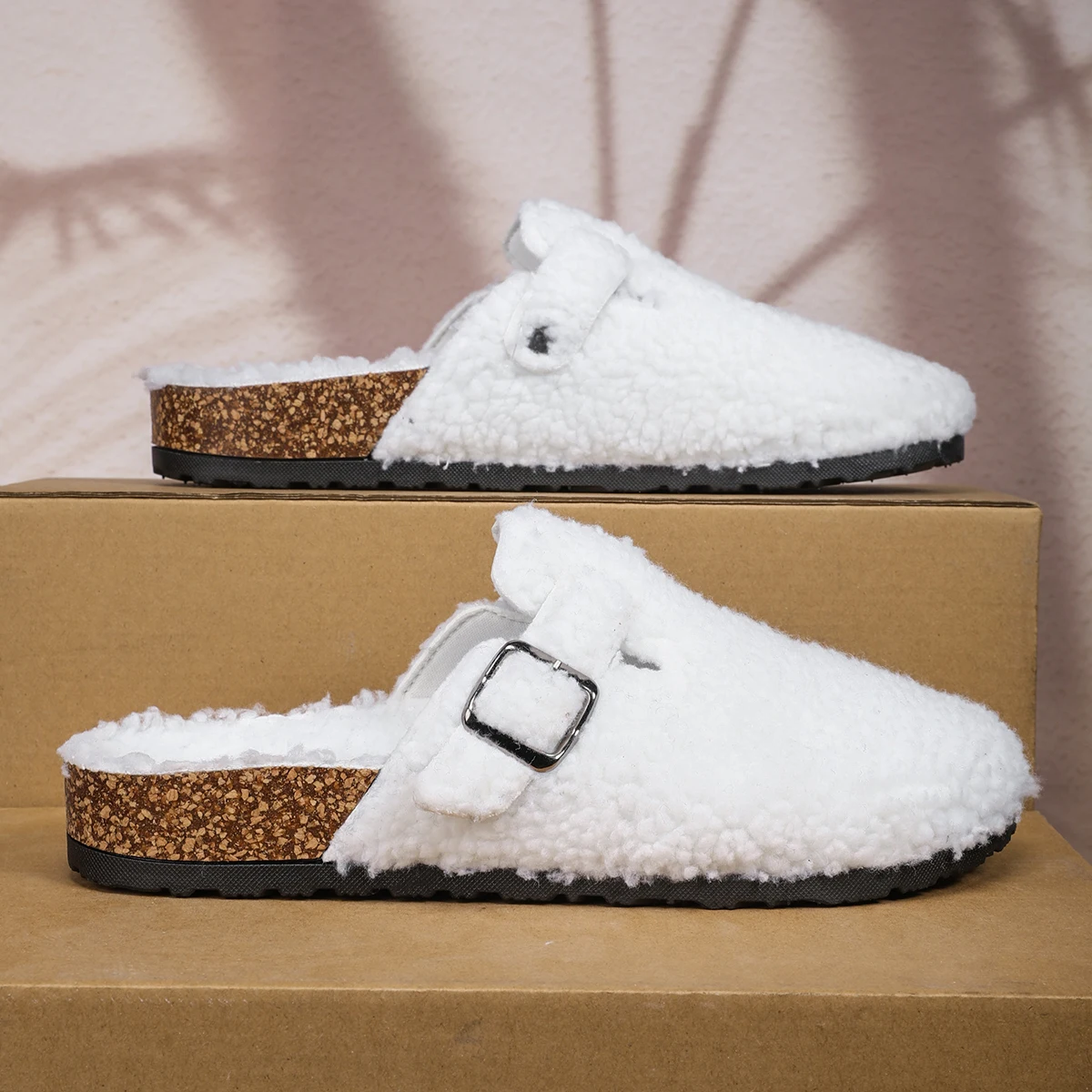 Men's Soft-Soled Slippers, Men's Home Slippers, Home Indoor Soft-Soled Non-Slip Silent Couple Cotton Slippers, Spring & Fall Fabric Slippers, Winter Wooden Floor Flats-Soled Slippers, Men's Ultra-Light