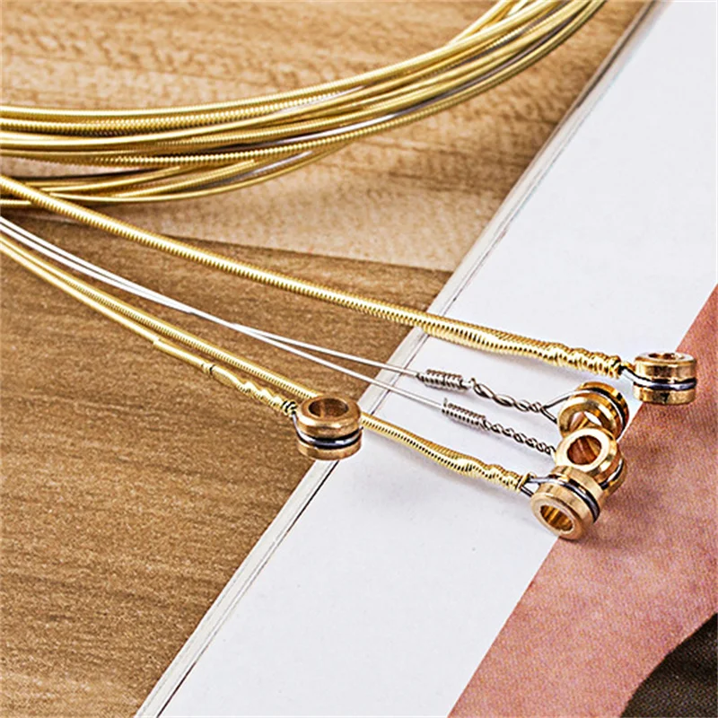 Pure Copper Strings 1-6 6pcs Classical Guitar Strings Steel Wire Acoustic Folk Ukulele Guitar Parts Accessories electric guitar strings acoustic guitar strings classical guitar strings guitar accessories