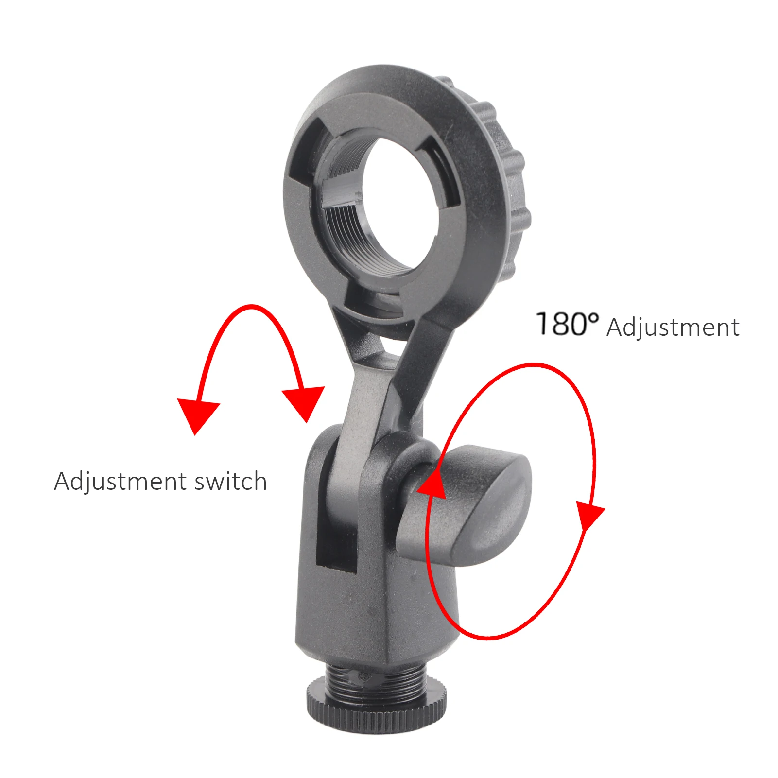 Portable Microphone Holder Anti Vibration Mount Adapter Socket Easy Install Removable for Recording Studio