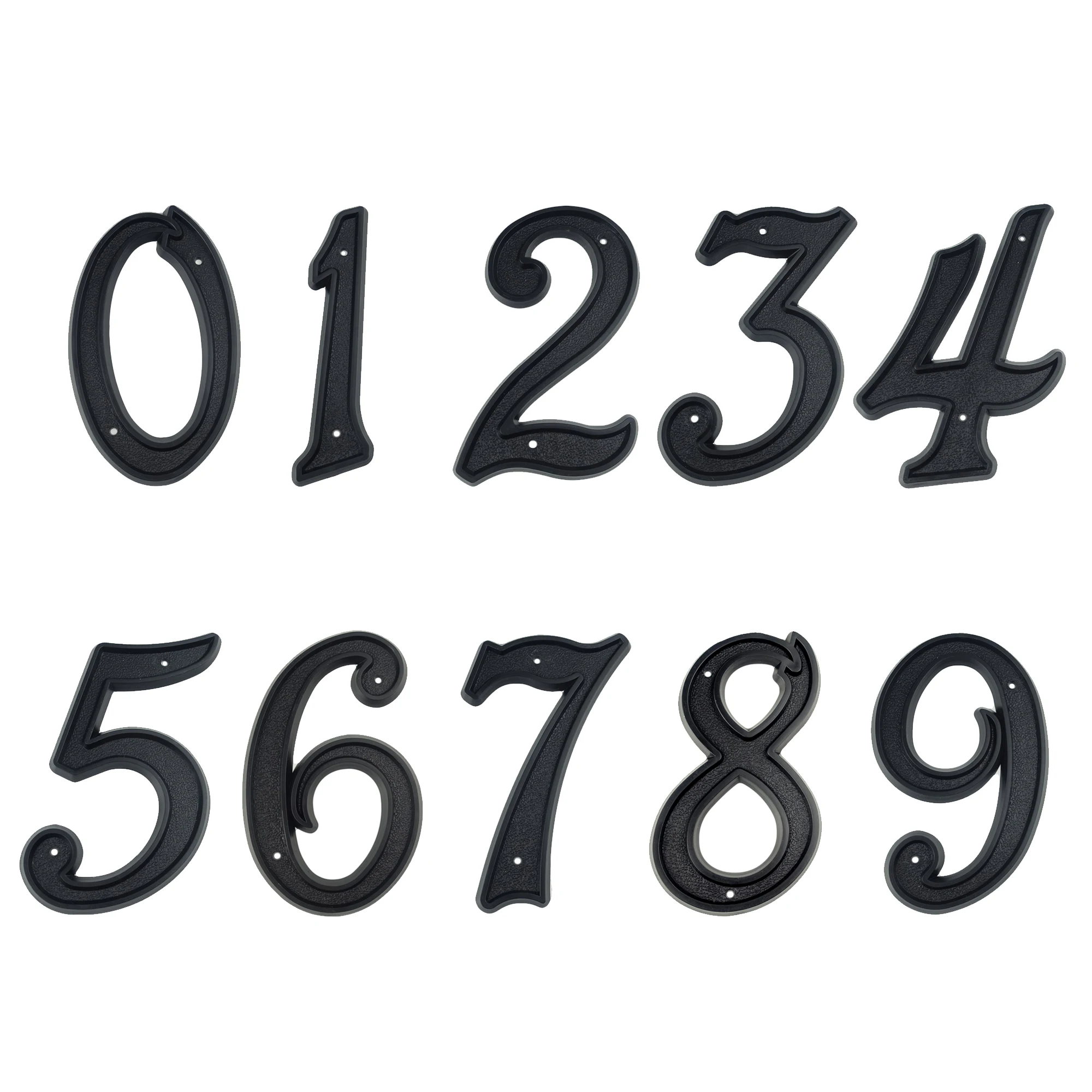 House Numbers 1pc 139mm Outdoor ABS Plastic Apartment Door Mailbox Address