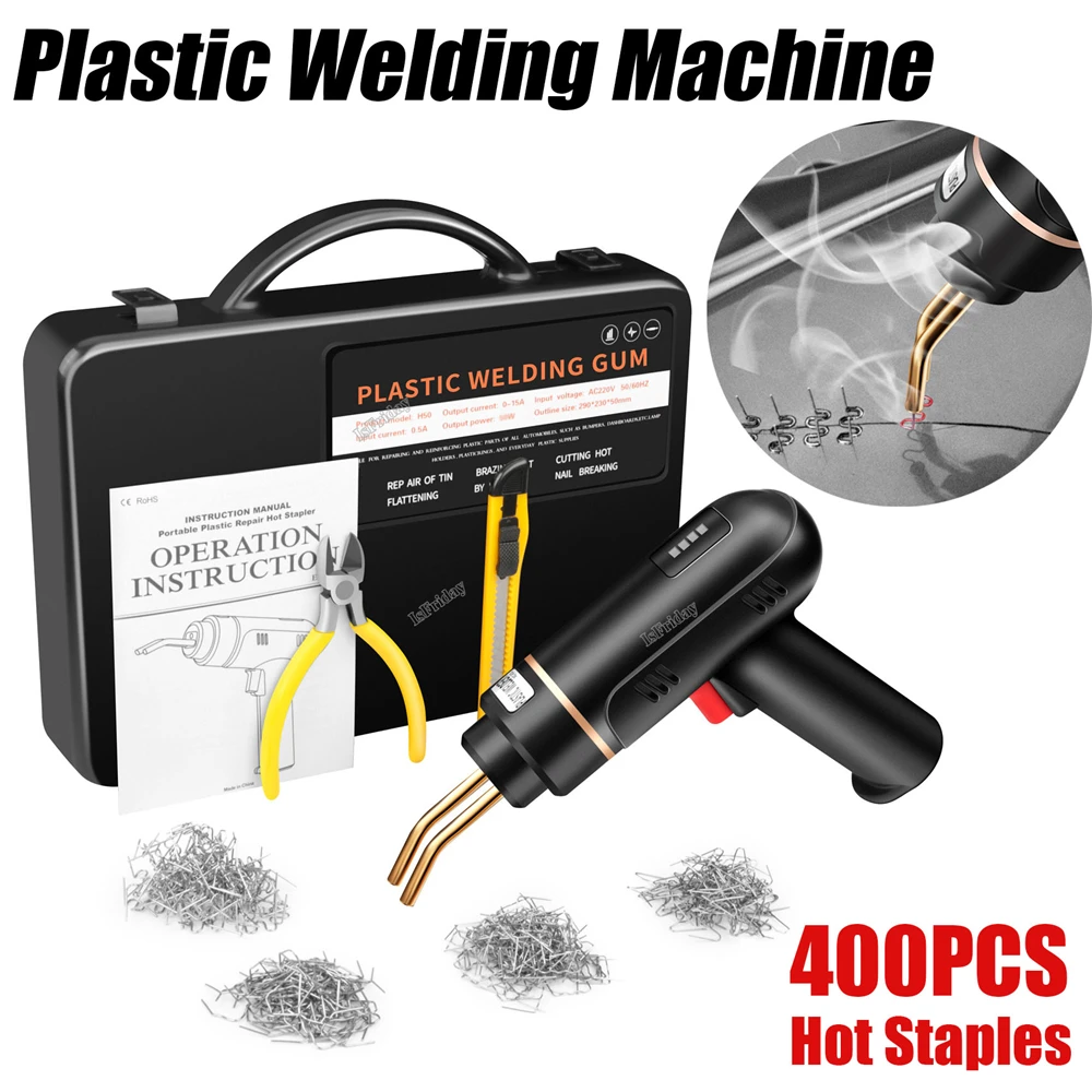 200W Hot Stapler Rechargeable 5000mAh Plastic Welding Machine Bumper Repair  Kit Soldering Iron For Plastic Car Bumper Repair - AliExpress