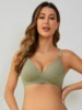 Front Open Nursing Bra Maternity Jelly Gel Laser Cutting Seamless Underwear Ultra Thin Breastfeeding Bra For Pregnant Women 4
