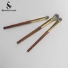 Shoushoulang Professional Handmade Make Up Brush Kit Blue Squirrel Goat Hair Eye Shadow Brush Rosewood Handle Makeup Brushes Set 3