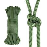 Braided Horse Leading Rope 15 Meters Multifunctional Paracord Lanyard Ropes Camping Climbing Hiking DIY Project Tent Clothesline 2