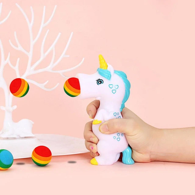 New Cartoon unicorni Squeeze Ball Kids Fidgets Toys gadget strani ADHD  sensoriale Anti Stress Funny Pop Out Foam Ball Stuff - AliExpress