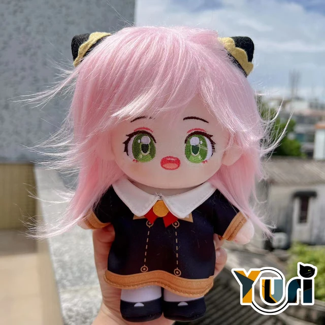 Novo anime spy x família anya falsificador kawaii cosplay pelúcia bonecas  recheadas com roupas 20cm dos desenhos animados mascote vestir-se coleção  presentes - AliExpress