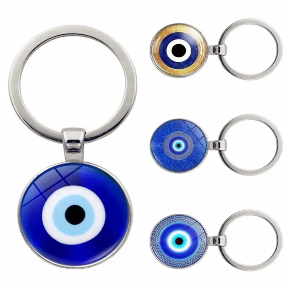 2023 Trendy Stile Turco Evil Eye Portachiavi Lucky Wall Hanging Ornament Sweet Couple Bag Charm Bead Portachiavi