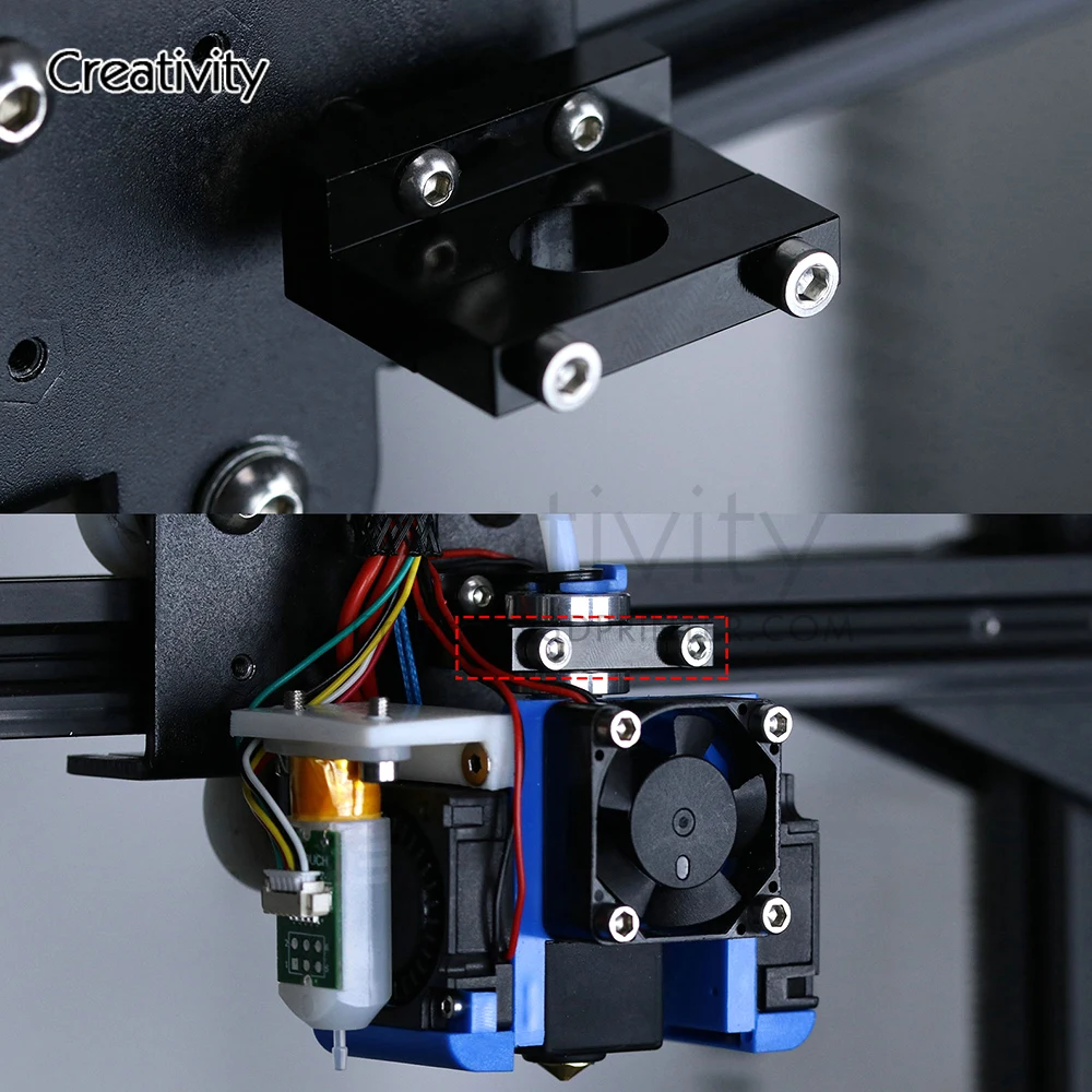 

Новинка 2022, экструдер V6 Hotend Bowden-это 3d-фиксированный блок серии V6 volcano Ender3, фиксированные алюминиевые детали