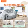 VEVOR Play Couch Kids Sofa Toddler Foam Sofa Couch with High-density 25D Sponge for Playing Creativing Sleeping Kids Furniture 2