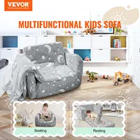 VEVOR Play Couch Kids Sofa Toddler Foam Sofa Couch with High-density 25D Sponge for Playing Creativing Sleeping Kids Furniture 2