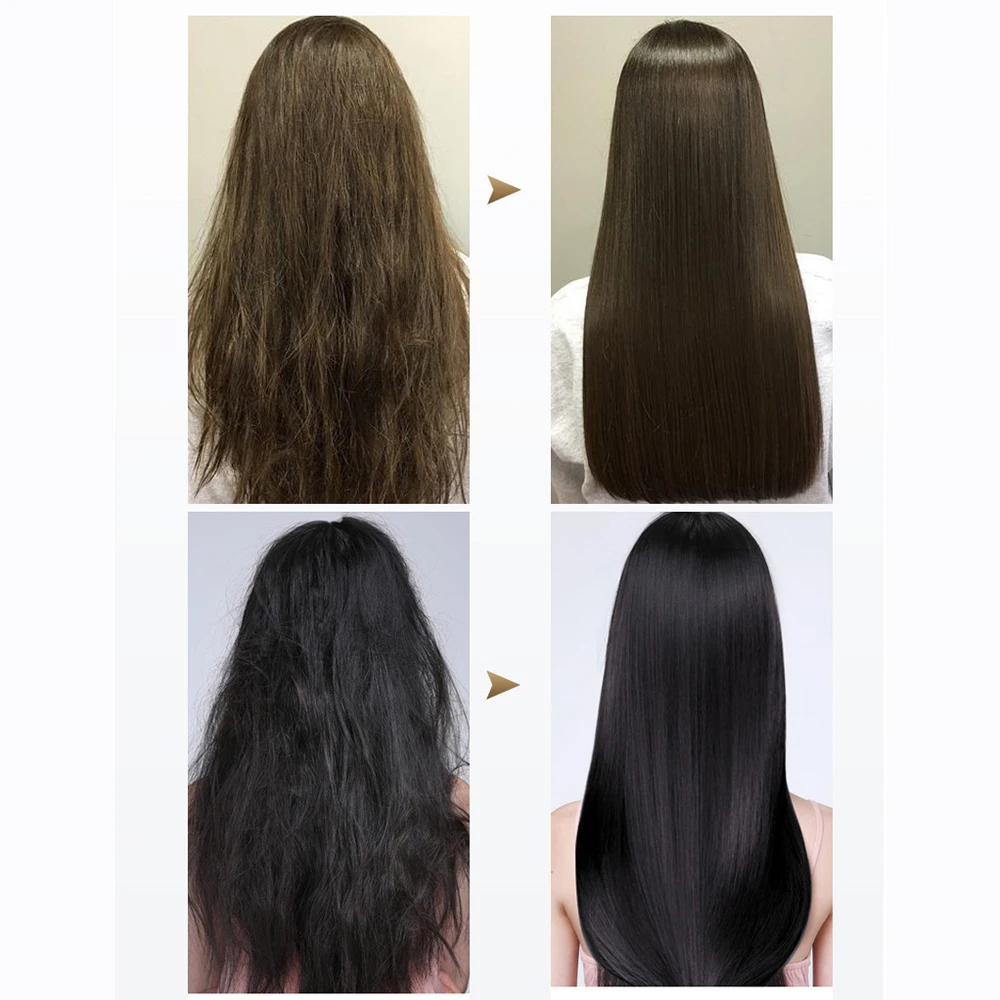 Hair Straightening Cream And Comb Set Repair Hair Frizz Beautiful Protein Smooth Care Multifunctional creme para cabelos