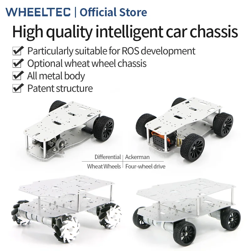 WHEELTECMecanumradsmartautochassisAktivedifferentialfront