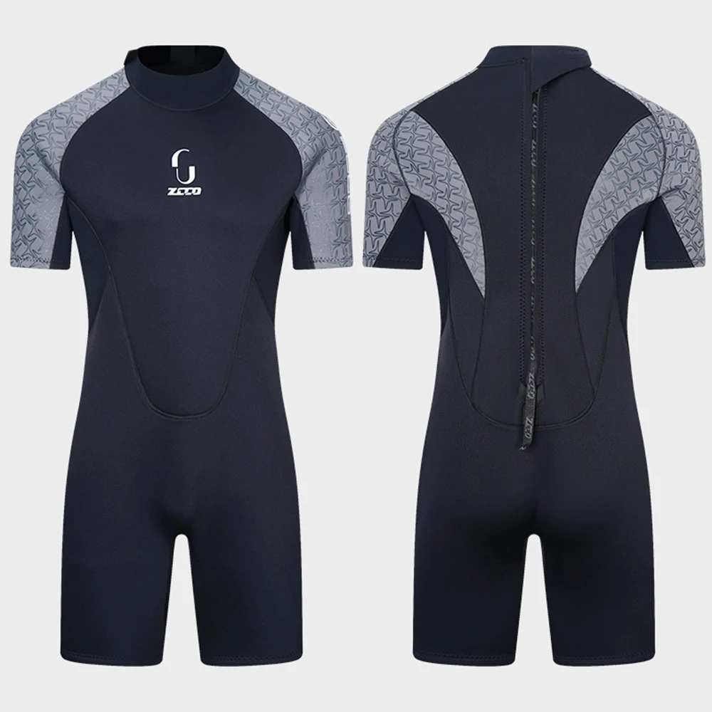 

New Mens Womens 3mm Neoprene Shorty Wetsuit Back Zip Surf Suit Keep Warm In Cold Water for Scuba Diving Snorkeling
