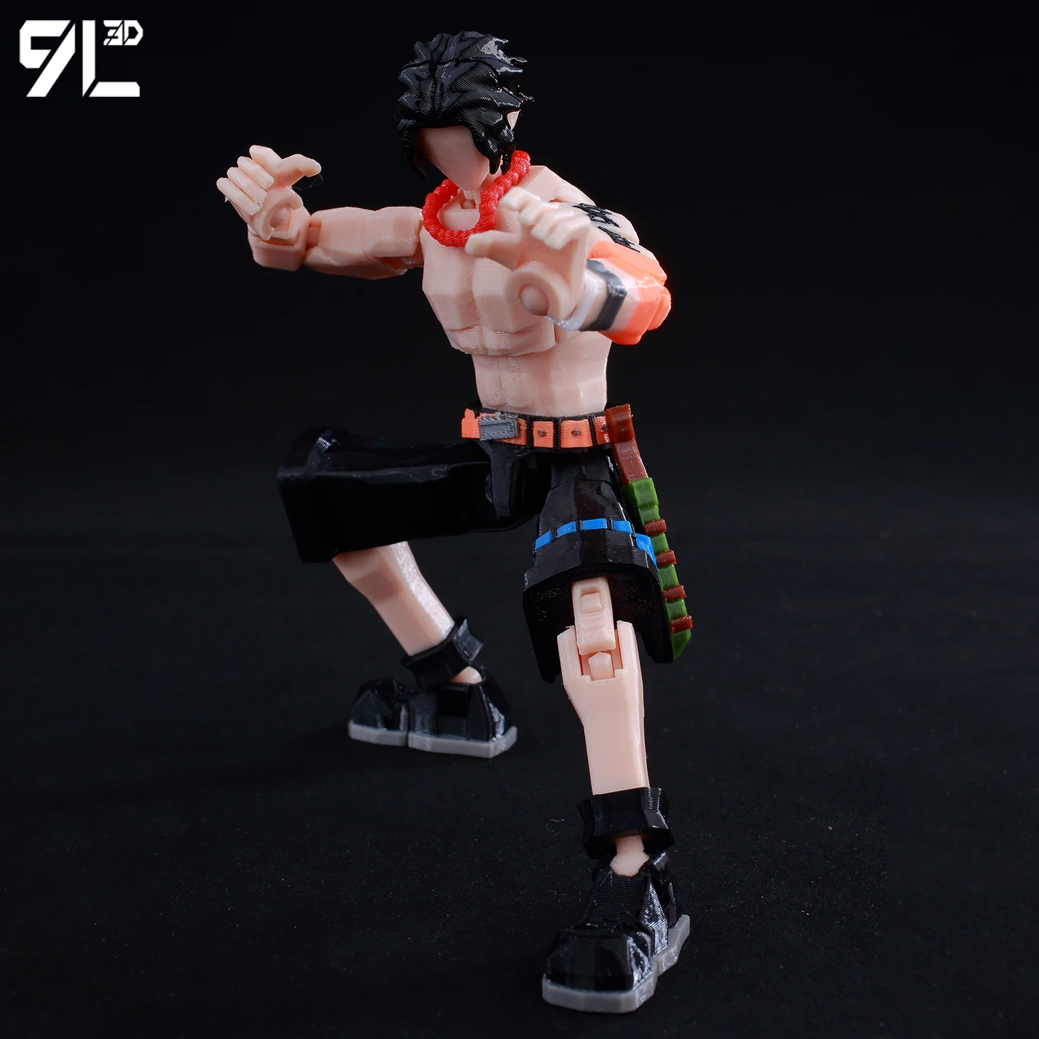 9L3D Dummy13 OnePiece Figure Portgas D. Ace Anime Lucky13 Multi