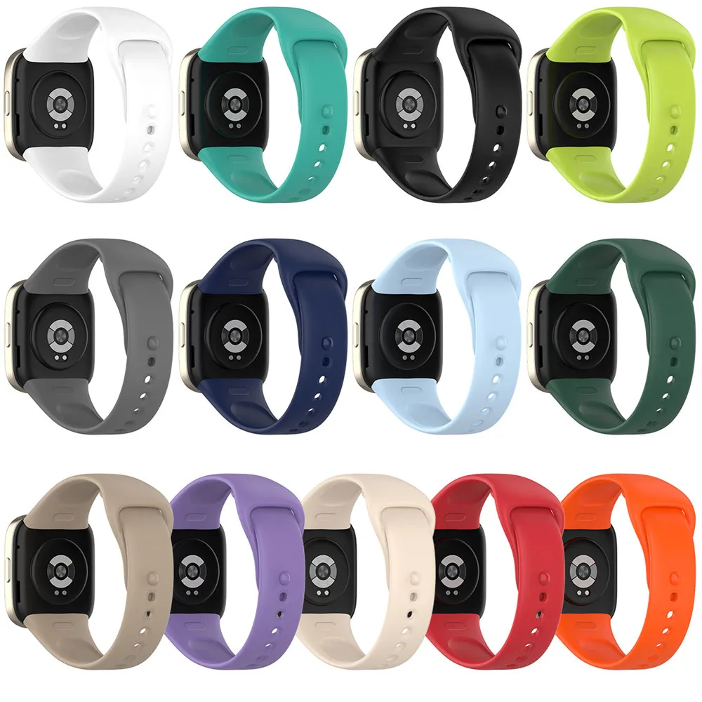 Silicone Replacement Watchband Sport Bracelet for Smart Band