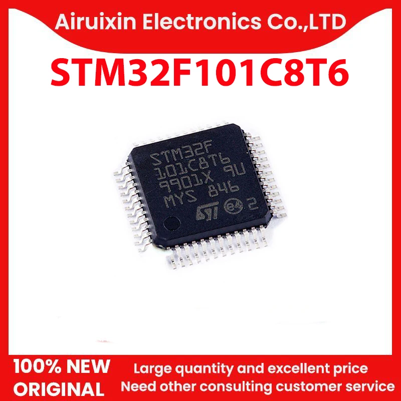 

100% новый и оригинальный STM32F101C8T6 LQFP48 1 шт./лот