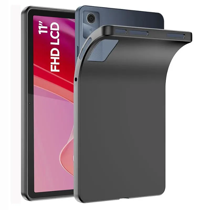 Black Soft TPU Silicone Shockproof Protective Tablet Case
