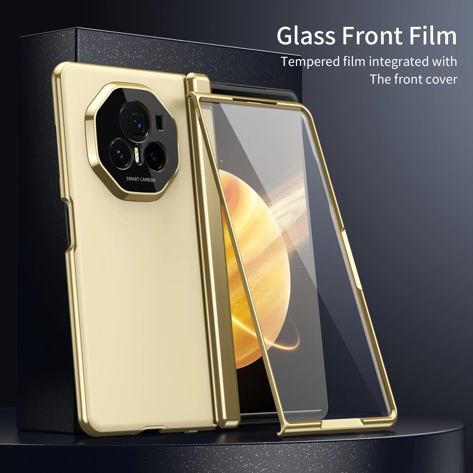 Premium Drop-Resistant Matte Finish Phone Case with Enhanced Full Protective Glass