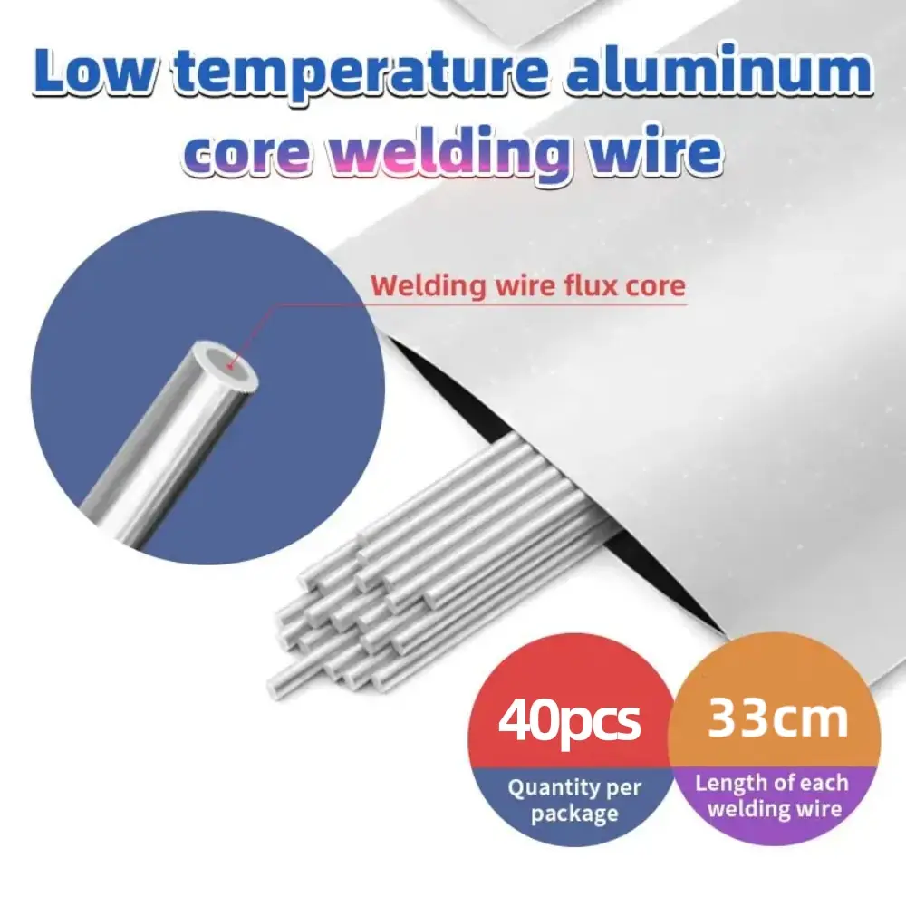 Aluminum Welding Rods Low Temperature Easy Melt Flux Core Soldering