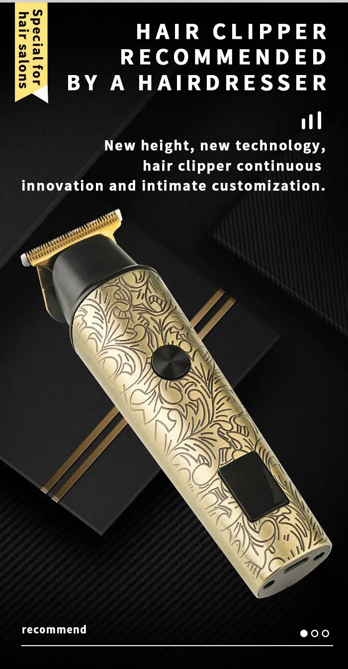 Description Picture 5 of itemKemei 2185 Cordless Hair Trimmer 0mm Zero Gapped Carving Clipper Detailer Barber Professional Electric Finish Cutting Machine
