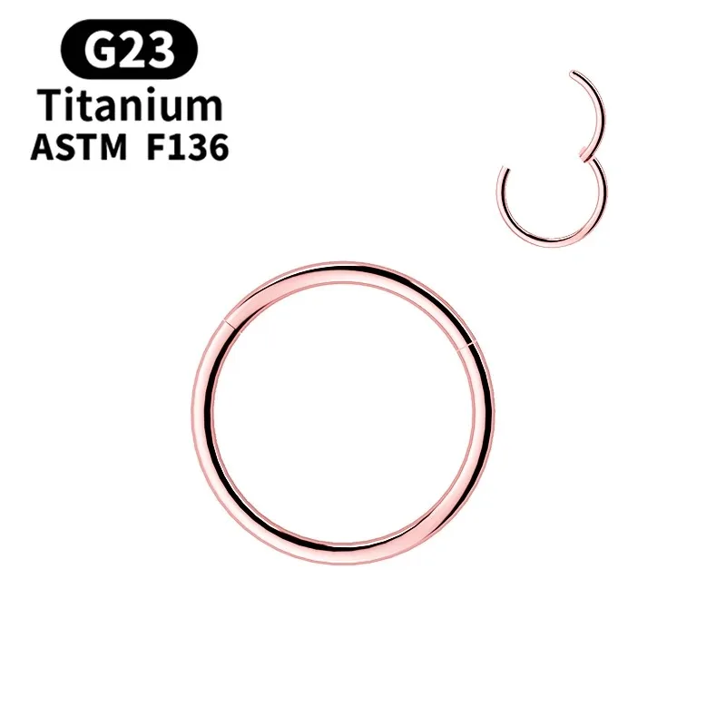G23 Titanium Hinged Nose Ring - Material Quality