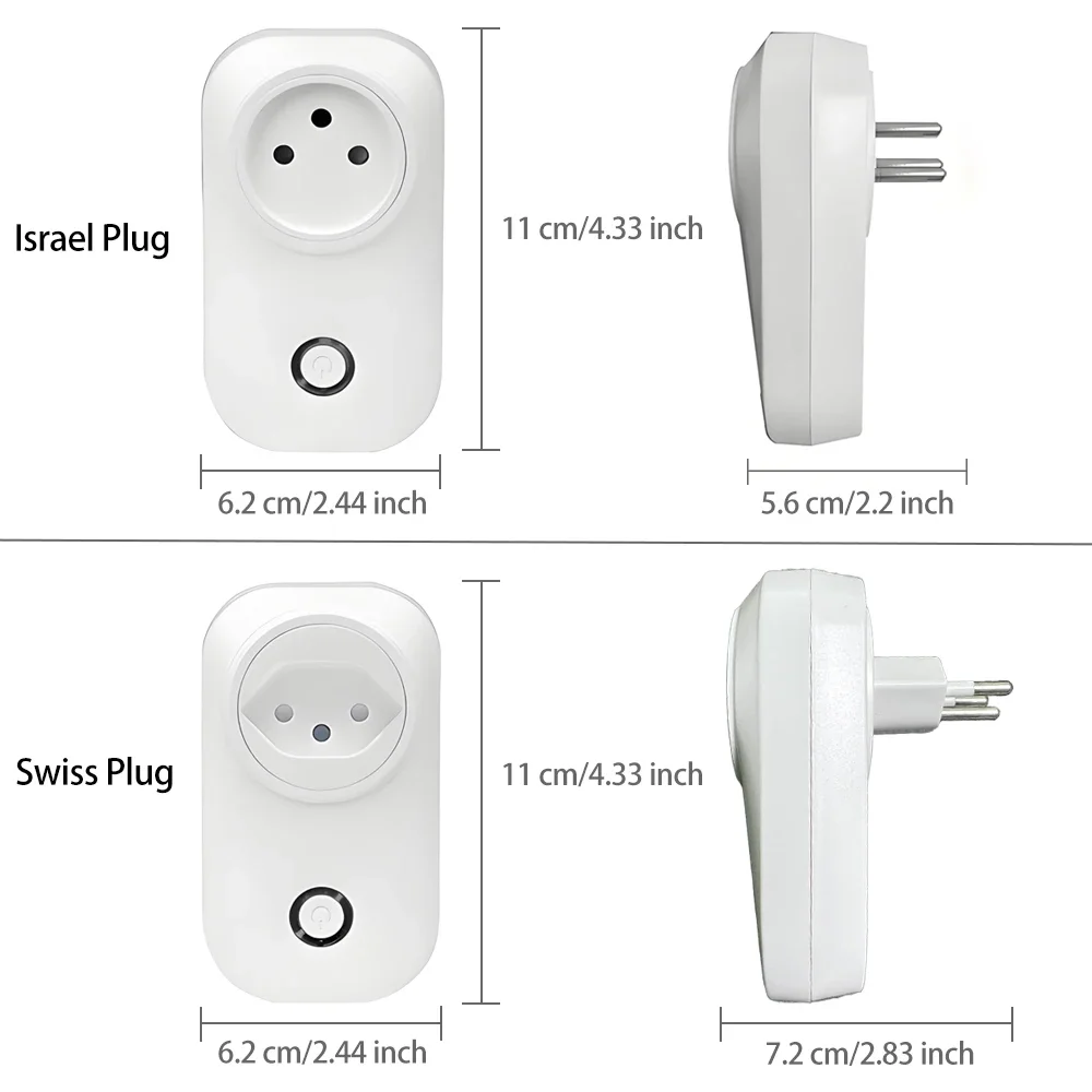 Matter Smart Plug CH|IS Siri Alexa Apple Home SmartThings Google Remote Voice Control Timer Energy-Saving Power Metering Socket - 2