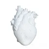 Heart Shape Flower Vase Resin Vase Dried Flower Container Vases Pots Body Sculpture Desktop Flower Pot Home Decoration Ornaments 6