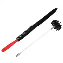 

Chimney Pipe Inner Wall Brushes Dryer Flexible Bendable Brush Cleaning Kit Electric Drill Parts