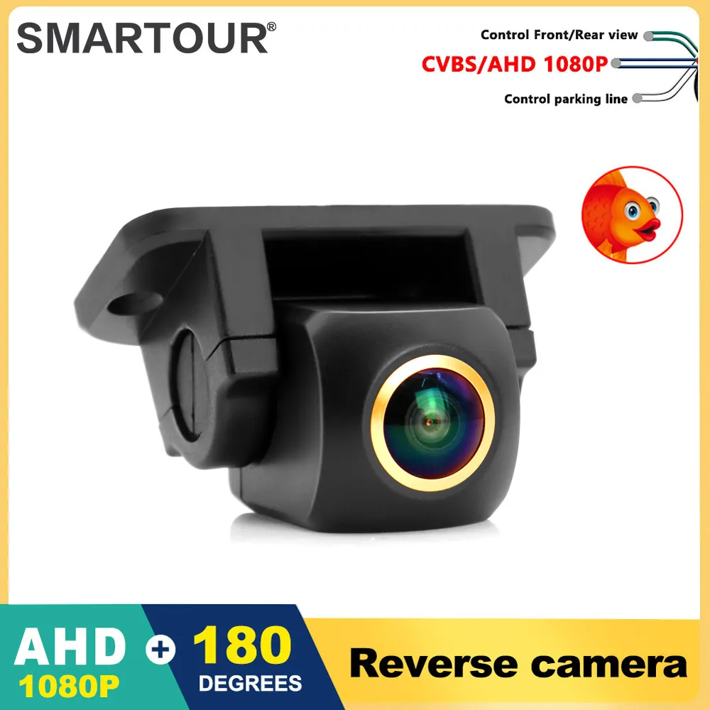 AHD 1080P 180 Degree Fish Eye Lens HD Night Vision Vehicle Rear / Front View Camera Adjustable Bracket Golden Lens Car Camera AHD 1080P 180 Degree Fish Eye Lens HD Night Vision Vehicle Rear / Front View Camera Adjustable Bracket Golden Lens Car Camera